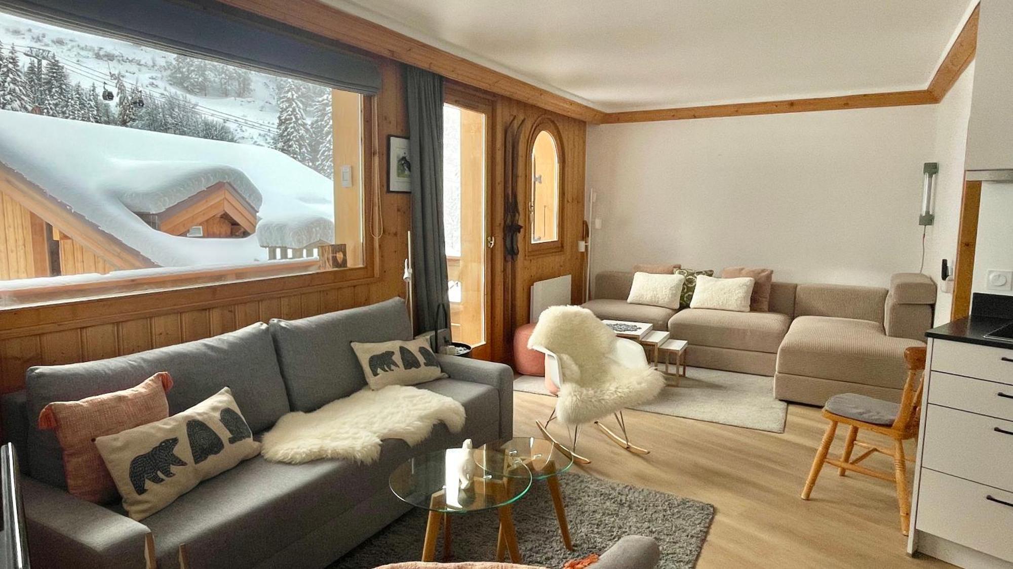 Meribel Centre La Chaudanne, Real Ski In And Out, 3 Bedrooms 2 Bathrooms Newly Renovated, Chalet L'Eperviere Ngoại thất bức ảnh